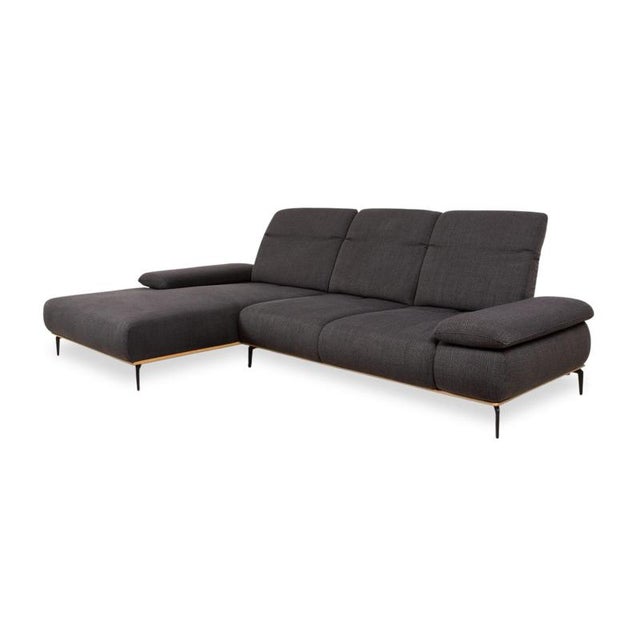 Run Corner Sofa in Anthracite Fabric from Willi Schillig For Sale - Image 4 of 18