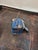 Blue 1960s Pair of Western Art Suitcase Bags Set Collectable For Sale - Image 8 of 12