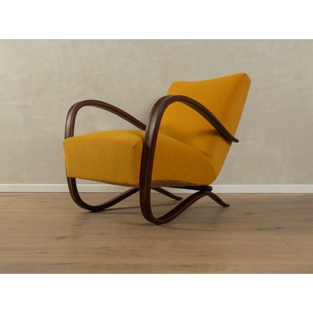 Wood H-269 Lounge Chair by Jindrich Halabala, 1930s For Sale - Image 7 of 7