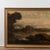 18th-century original oil on canvas landscape painting, likely depicting a Southern European setting, most probably Italy....