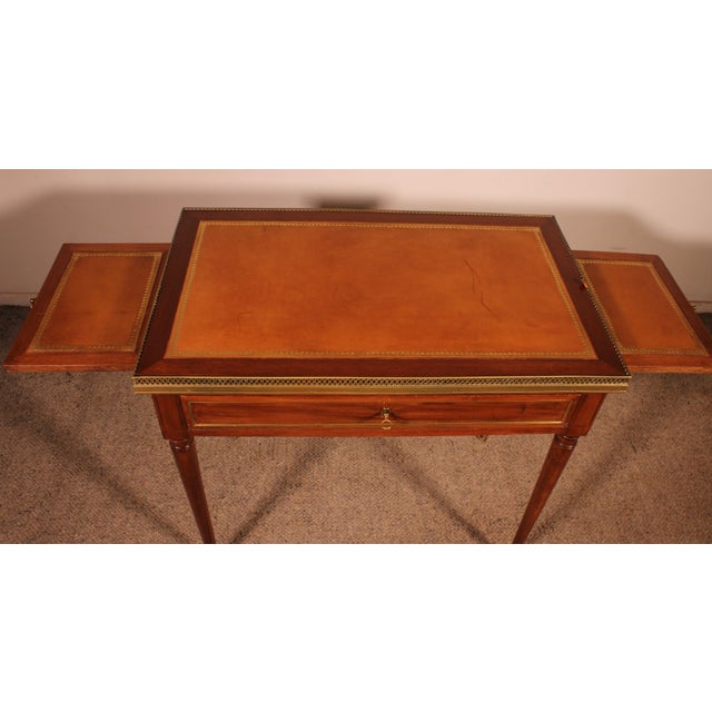 Louis XVI Cabaret Table in Cuban Mahogany For Sale - Image 13 of 16