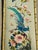 Vintage Chinoiserie Embroidered Silk Panel in Faux Bamboo Frame For Sale - Image 4 of 12