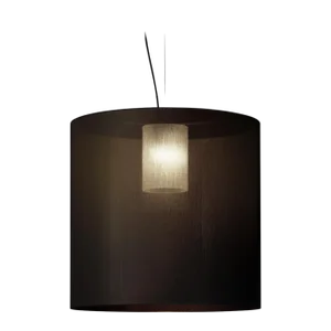 Black Moaré X Pendant Lamp by Antoni Arola