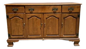 Vintage 1960s Ethan Allen by Baumritter Solid Maple & Birch Buffet / Dresser – Early American Collection