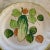 Vintage Italian Vegetable-Themed Platter With Salad Plates, 9 Piece Set For Sale - Image 11 of 13