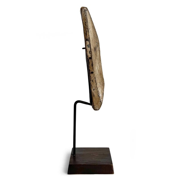 Abstract Vintage Lega Mask on Stand For Sale - Image 4 of 5