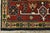 Serapi Rug 7'11'' X 9'11'' Blue Wool Hand-Knotted Oriental Carpet For Sale - Image 12 of 15