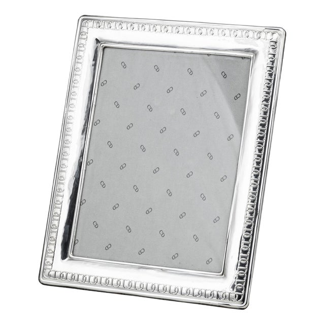 Vintage 20th Century Silver Photograph Frame by Christian Dior for Christian Dior, Paris, 1960s For Sale