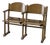 Vintage Wooden Folding Cinema Chairs For Sale