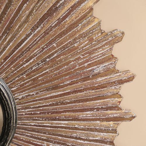 Large Vintage Sunbeam Mirror For Sale - Image 4 of 13