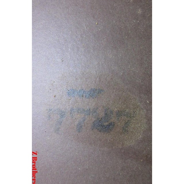 Attributed to Pierre Cardin Graduated End Table 1970s Graduated Postmodern metal laminate For Sale - Image 11 of 14