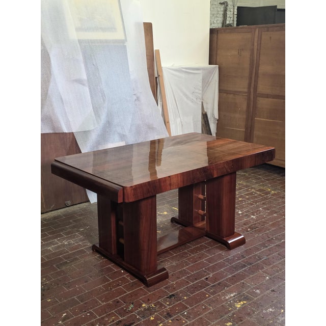 Art Deco Walnut Table, 1930s For Sale - Image 12 of 17