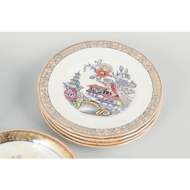 Flat and Deep Japan Series Dishes from Rörstrand, Early 20th Century, Set of 10 For Sale - Image 3 of 5