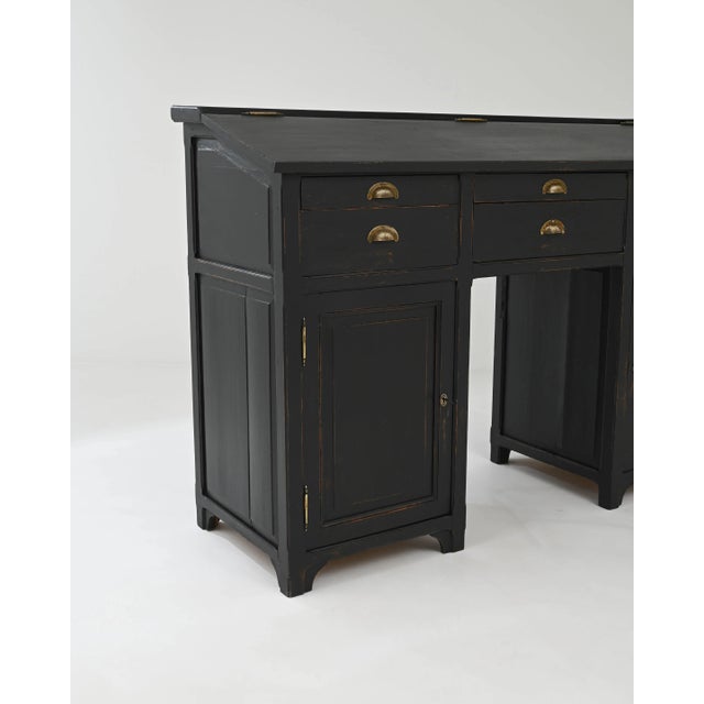 Chocolate 19th Century French Wooden Desk For Sale - Image 8 of 12