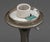 Metal Laurel Mid-Century Modern Mushroom Table Lamp For Sale - Image 7 of 10