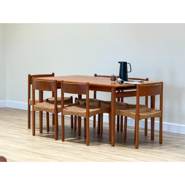 Mid-Century Modern Danish Teak Extending Dining Table by Johannes Andersen for Heals, 1960s For Sale - Image 10 of 17