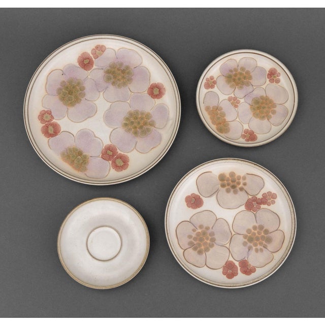 Denby Floral Pottery Partial Dinner Service Set, 17 Pieces For Sale - Image 12 of 17