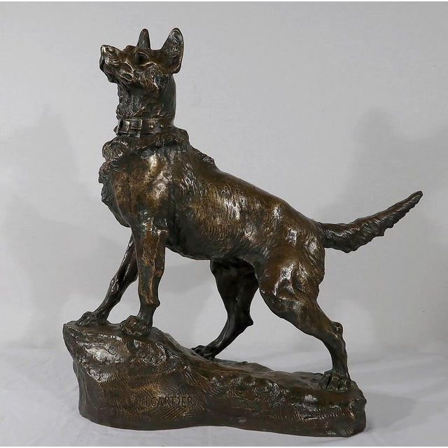 T-F. Cartier, Le Berger, Early 1900s, Bronze For Sale - Image 5 of 18