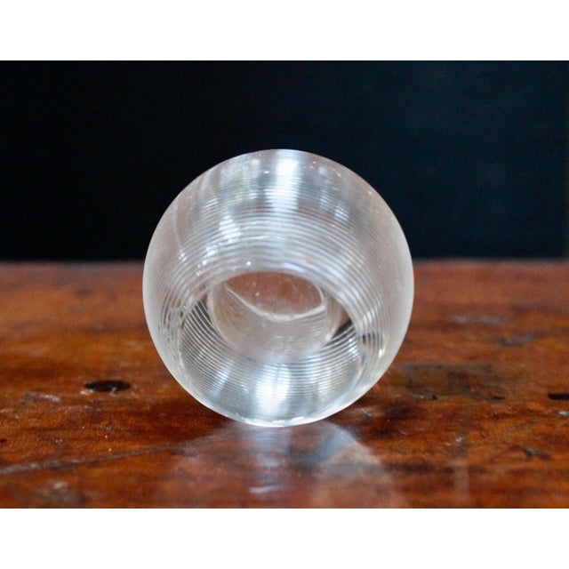 Small Antique Victorian Glass Match Striker For Sale - Image 3 of 8