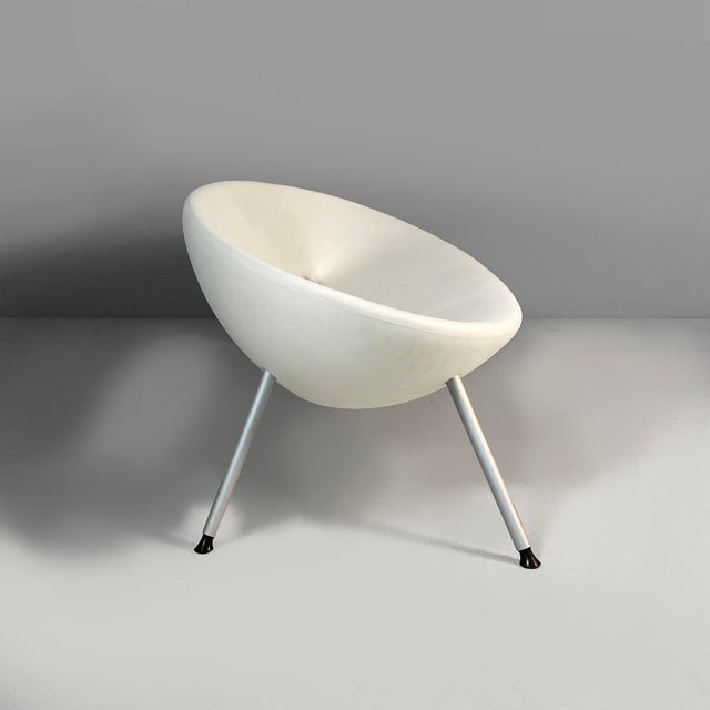 Kartell Italian Modern White Plastic Ploof Sofa by Philippe Starck for Kartell, 2000s For Sale - Image 4 of 18