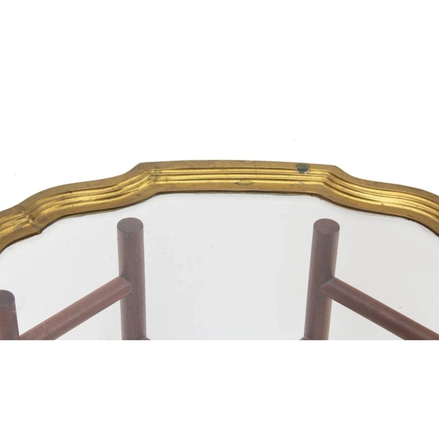 Hollywood Regency Baker Style Tray Top Table- Petite Size For Sale - Image 3 of 11