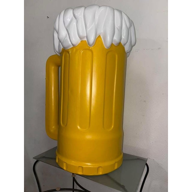 Glass Vintage Fiberglass Beer Mug, 1970 For Sale - Image 7 of 9