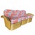 Restored Rattan "Golden Girls" Sofa & Lounge Chairs Livingroom Set For Sale - Image 13 of 14