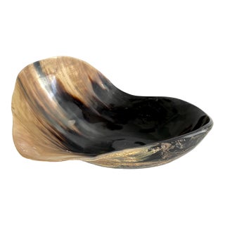 Organic Modern Steer Horn Bowl For Sale