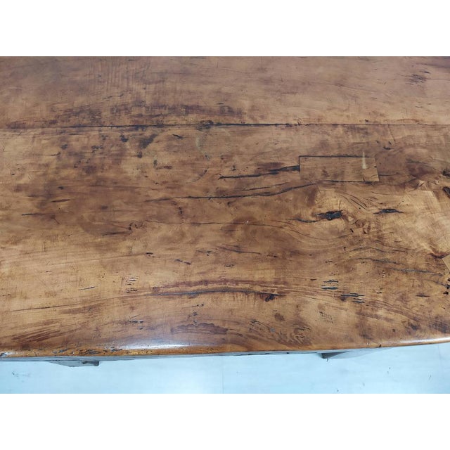 Brutalist Walnut Dining Table For Sale - Image 10 of 18