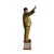 1980s Vintage Ceramic Olive Green Historical Ceramic Figure For Sale - Image 5 of 7