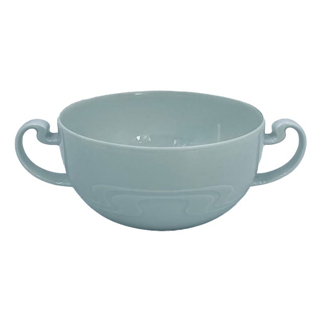 Asymmetria White Porcelain Bouillon Bowl from Rosenthal, 1965 For Sale