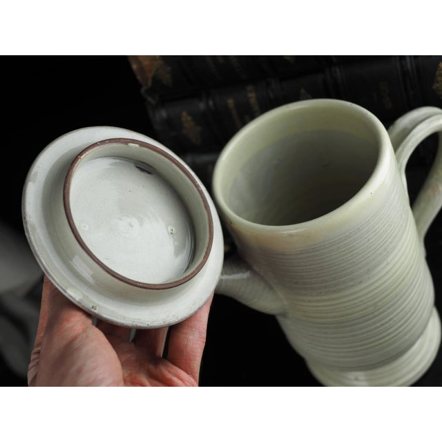 Mid 20th Century Mid 20th Century Mid-Century Irish Scandinavian Kilroot Cream Stoneware Coffee Jug For Sale - Image 5 of 11