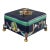Late 19th Century Holdcroft Majolica Square Box and Cover For Sale
