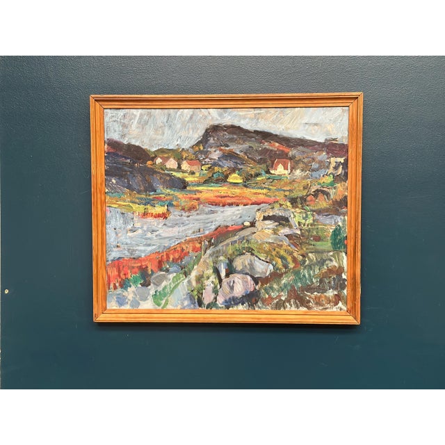 Karl Otto Kellgren, Landscape, 1960s, Oil on Canvas, Framed For Sale - Image 13 of 18
