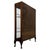 Antique English Oak Glazed Display Cabinet For Sale - Image 9 of 11