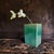 This exquisite 19th Century Chinese Export Porcelain vase showcases a stunning aqua green monochrome glaze, elegantly...