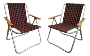 Vintage Garden Folding Chair, 1960s, Set of 2