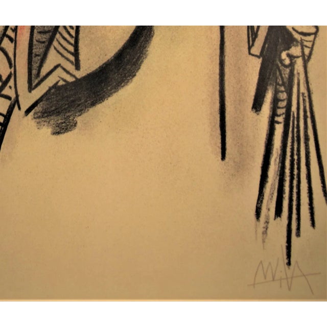 Wifredo Lam, Montee de Seve, from the suite Pleni Luna., 1974 For Sale - Image 4 of 6