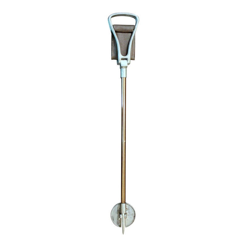 Circa 1960s English Sporting Event Or Hunting Walking Stick With Folding Seat