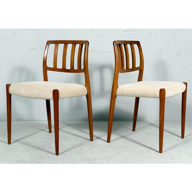 Wood Vintage Dining Chairs in Teak by Niels Otto Møller for JL Møllers, 1970s, Set of 4 For Sale - Image 7 of 18