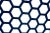 David Francis Honeycomb Headboard Twin - Navy Blue For Sale - Image 4 of 4