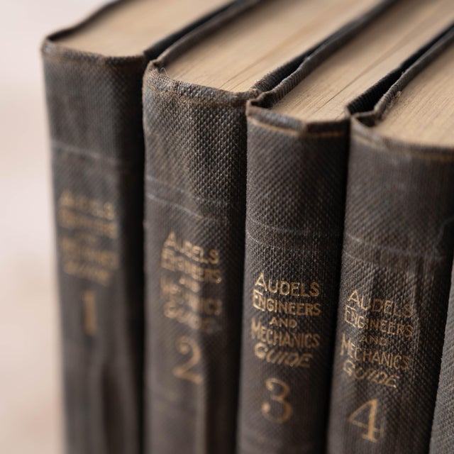 Black Audels Engineers & Mechanics Guide, Complete 8 Volume Set For Sale - Image 8 of 9