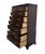 Century Furniture Solid Mahogany Traditional Style 42" Chest on Chest For Sale In Kansas City - Image 6 of 12