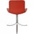 Red PK9 Chair in Red Aura Leather by Poul Kjærholm, 2020 For Sale - Image 8 of 13