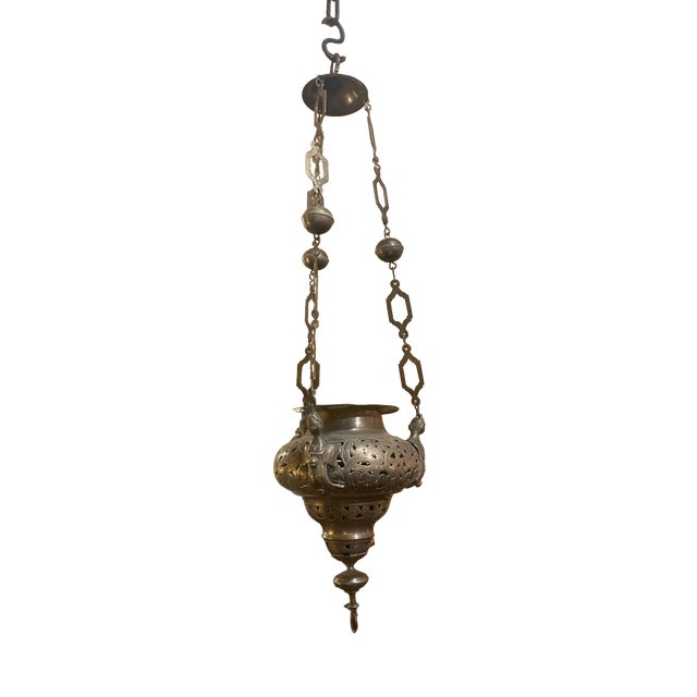 Antique German Hanging Lamp, 1500s For Sale