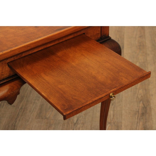 Ralph Lauren Early 21st Century Ralph Lauren Queen Anne Style Walnut Tea Table For Sale - Image 4 of 13