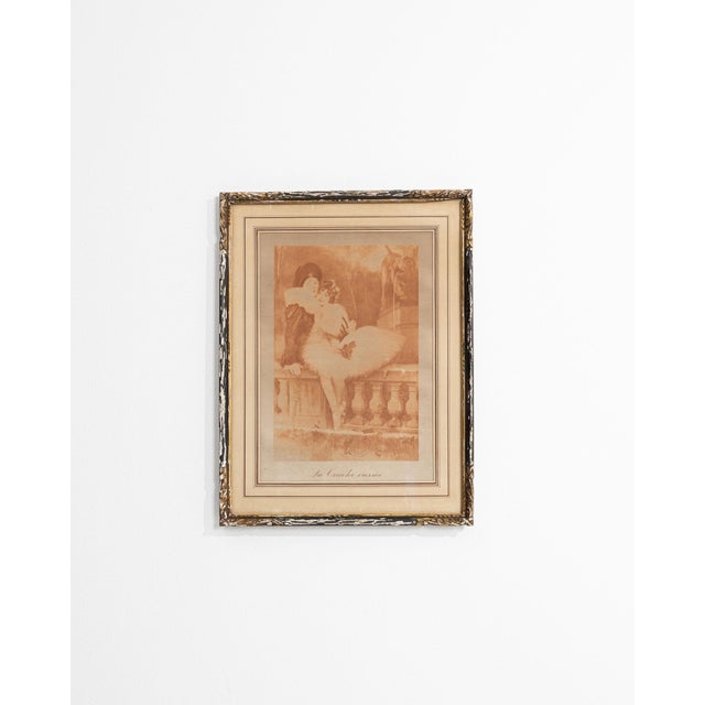 1900 - 1909 1900 - 1909 France Sienna Wood Painting For Sale - Image 5 of 15