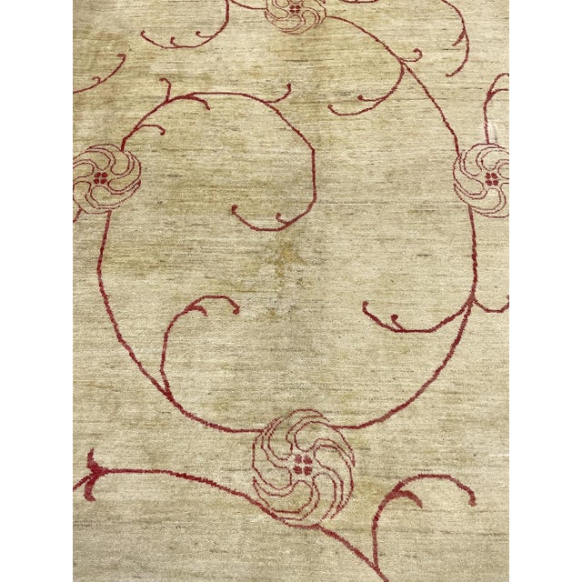 This Borderless stunning allover design rug is made of 75% wool & 25% cotton, dyed with pigment from vegetable, it’s...