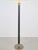 Metal Vintage Neoclassic Green Leather Floor Lamp, 1930s For Sale - Image 7 of 18