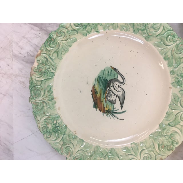 Antique Ironware Italian Swan Plates, Set of Four For Sale - Image 4 of 7